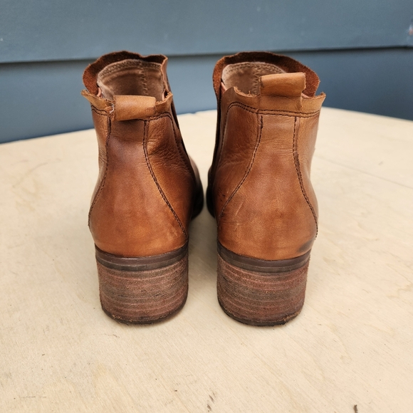 Korks Tasha Brown Leather Ankle Bootie - Size 6 M - Picture 8 of 11